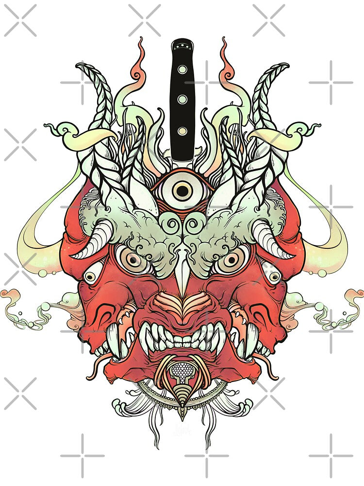 Monster Oni Demon Dark Surreal Art by cellsdividing T-Shirts, Hoodie, Sweatshirt | BlankRebels.com (Image 3)