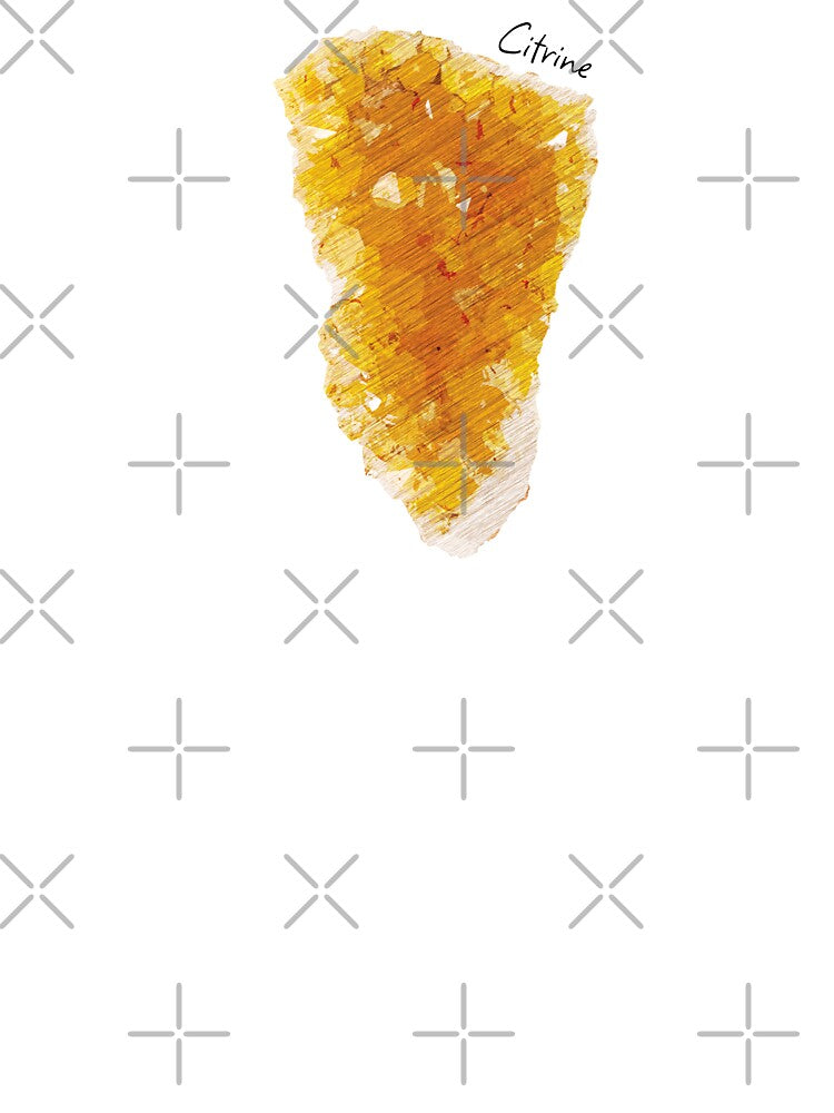 Citrine Cyrstal Gemstone by Lockness Art T-Shirts, Hoodie, Sweatshirt | BlankRebels.com (Image 3)
