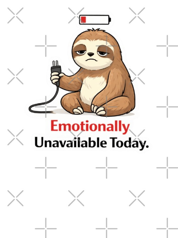 Emotionally Unavailable Today by Hiranyakashipu S T-Shirts, Hoodie, Sweatshirt | BlankRebels.com (Image 3)