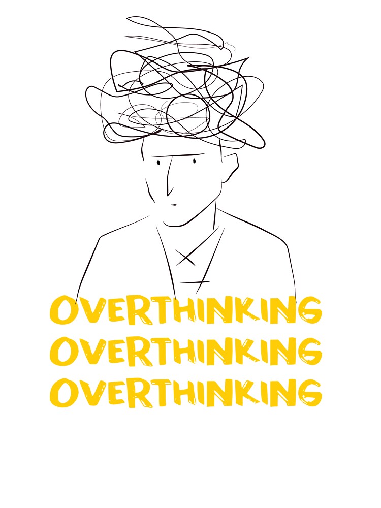 Overthinking Anxiety Thoughts by GoldenGodDesign T-Shirts, Hoodie, Sweatshirt | BlankRebels.com (Image 3)