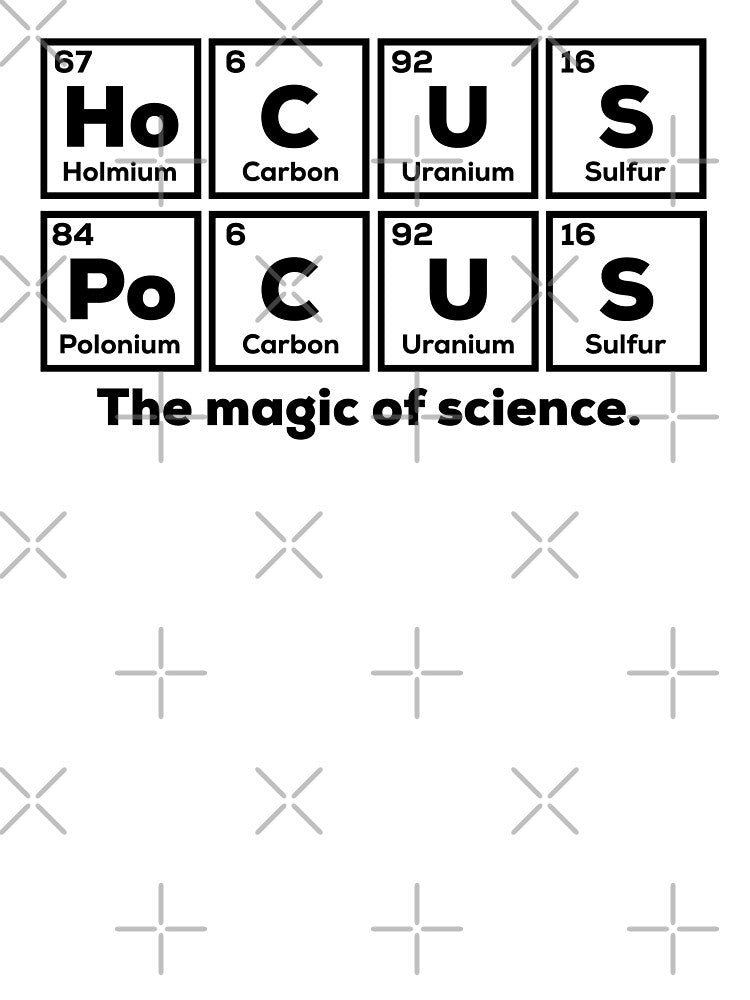 Funny Chemistry Periodic Table Words hocus pocus periodic table science by champagnemoment T-Shirts, Hoodie,... (Image 3)