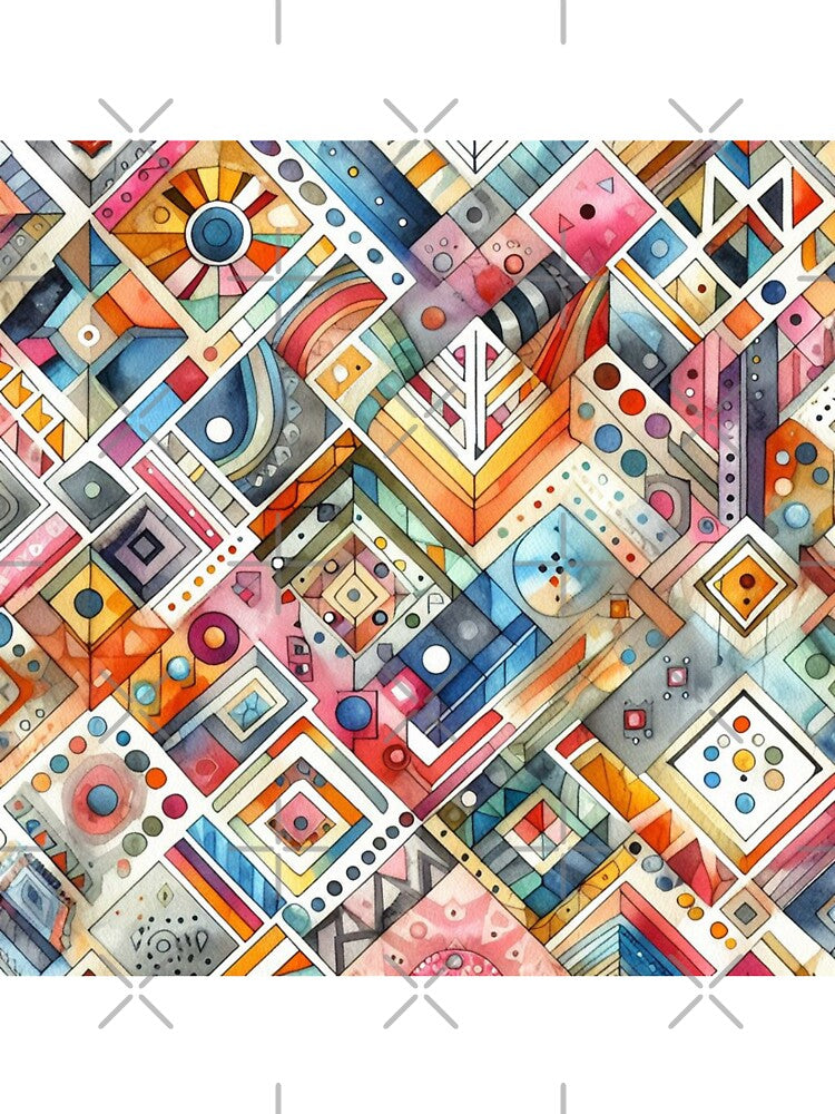 geometric floral pattern by Dominika Farkašová T-Shirts, Hoodie, Sweatshirt | BlankRebels.com (Image 3)