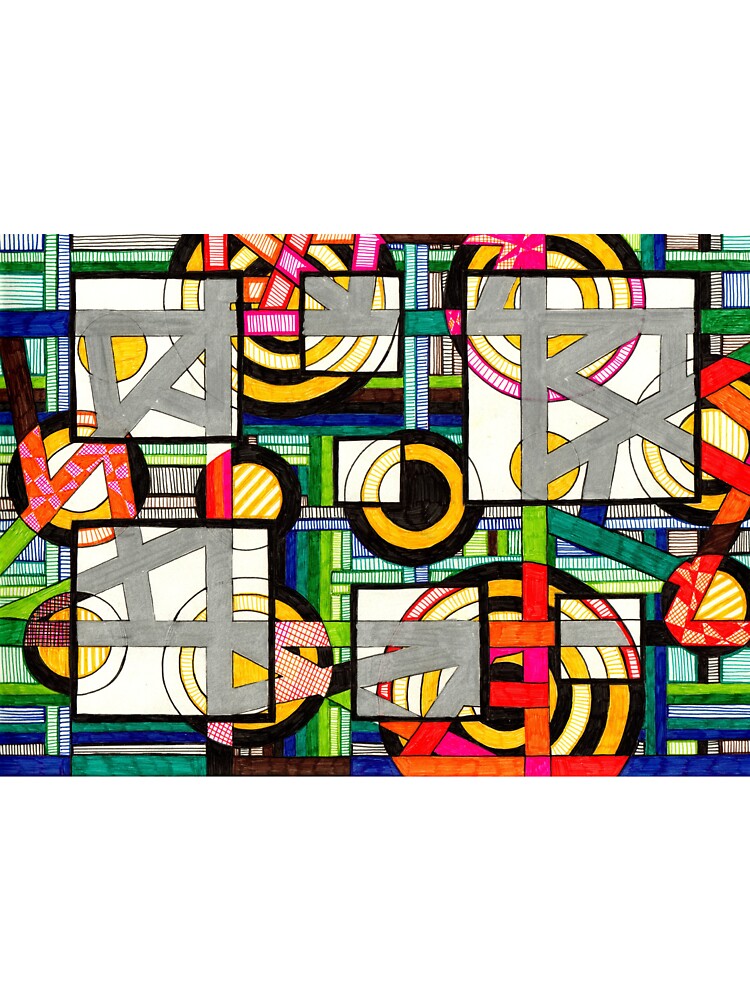 Abstract Arcade Inspired Doodle Art by Courtney Wartner T-Shirts, Hoodie, Sweatshirt | BlankRebels.com (Image 3)