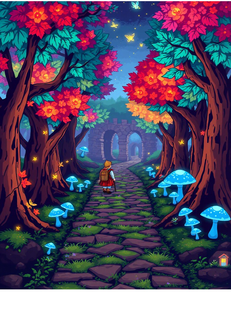The Enchanted Pathway by PortalGamerArt T-Shirts, Hoodie, Sweatshirt | BlankRebels.com (Image 2)