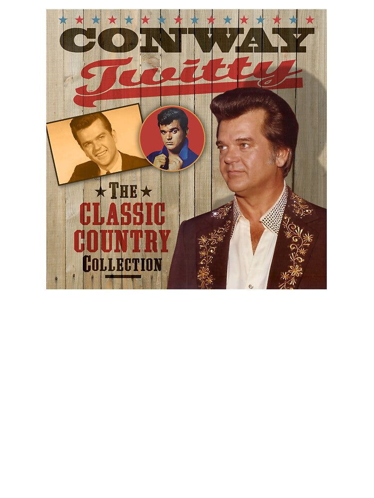 Conway Twitty - The Classic Country Collection by TIGERDAVER T-Shirts, Hoodie, Sweatshirt | BlankRebels.com (Image 3)