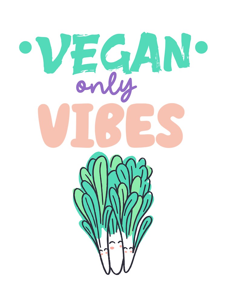 VEGAN ONLY VIBES by TeeezShirtz T-Shirts, Hoodie, Sweatshirt | BlankRebels.com (Image 3)