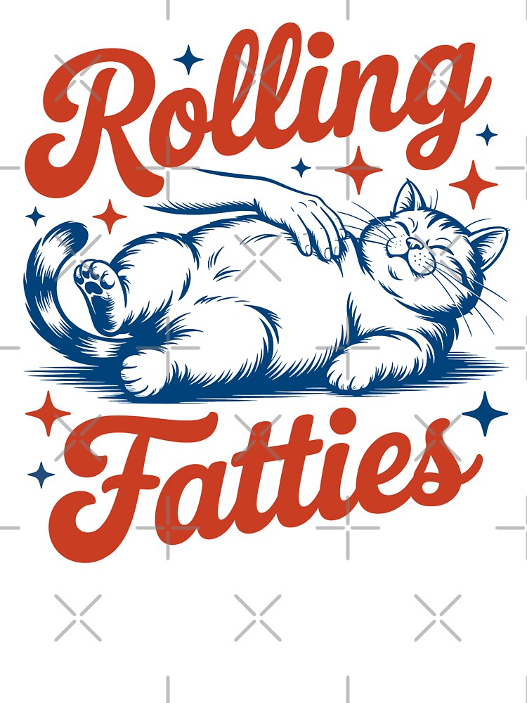 Rolling Fatties Chubby Cat by Brittanycguire T-Shirts, Hoodie, Sweatshirt | BlankRebels.com (Image 3)