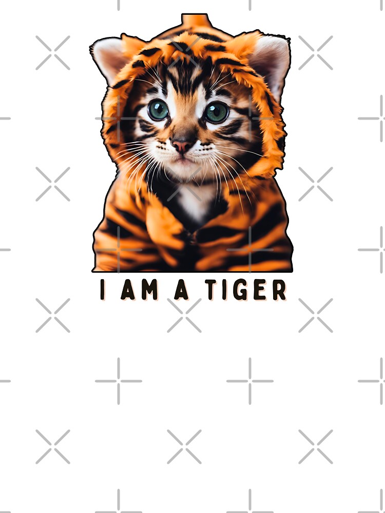 Cute Cat | Cat lover | gift for a cat lover | I AM A TIGER by FitEnvy T-Shirts, Hoodie, Sweatshirt (Image 3)