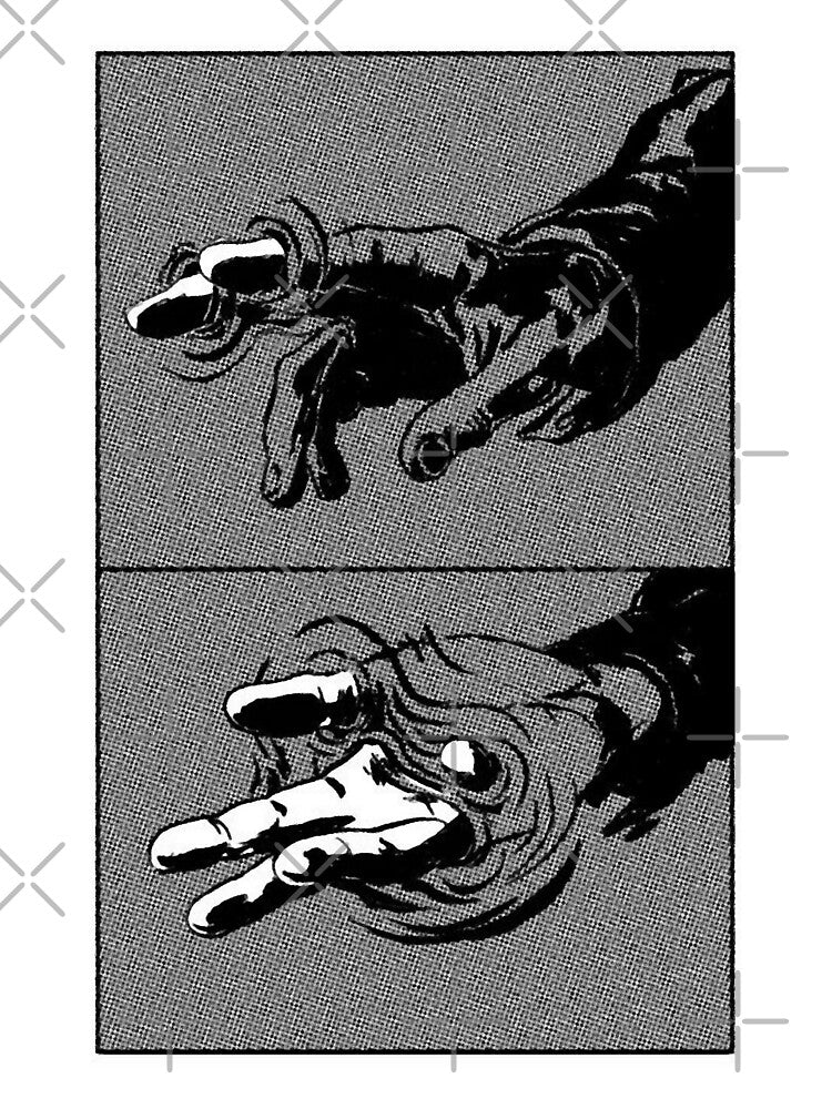 hand in water - black and white by Ugly Bugs