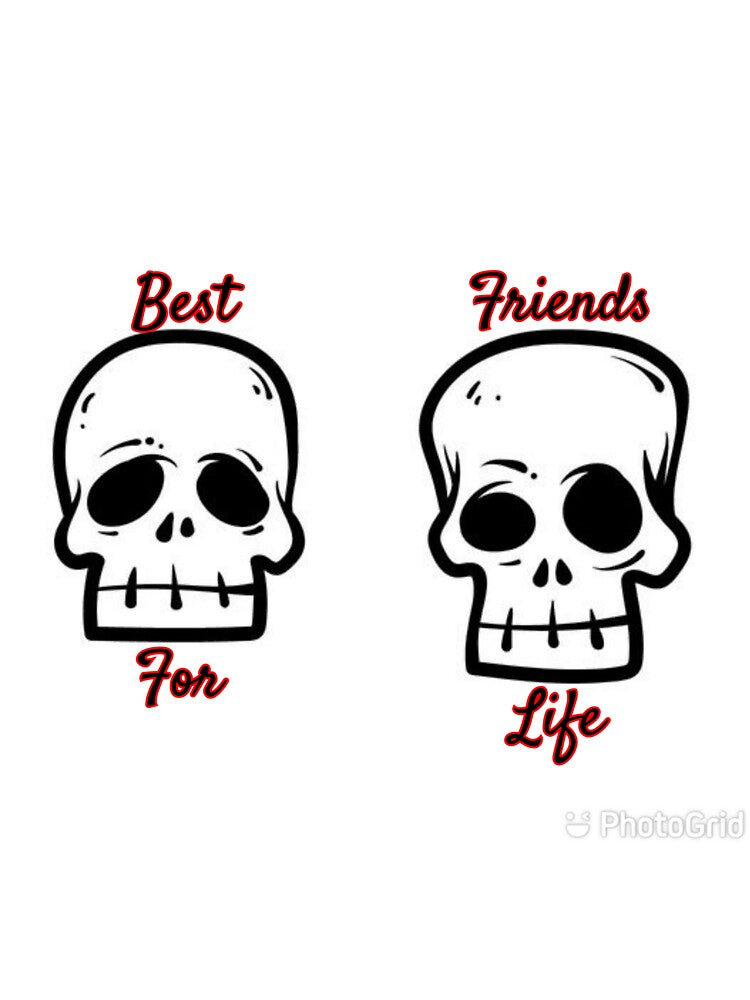 Best Friend Skulls by Rebel555666 T-Shirts, Hoodie, Sweatshirt | BlankRebels.com (Image 3)