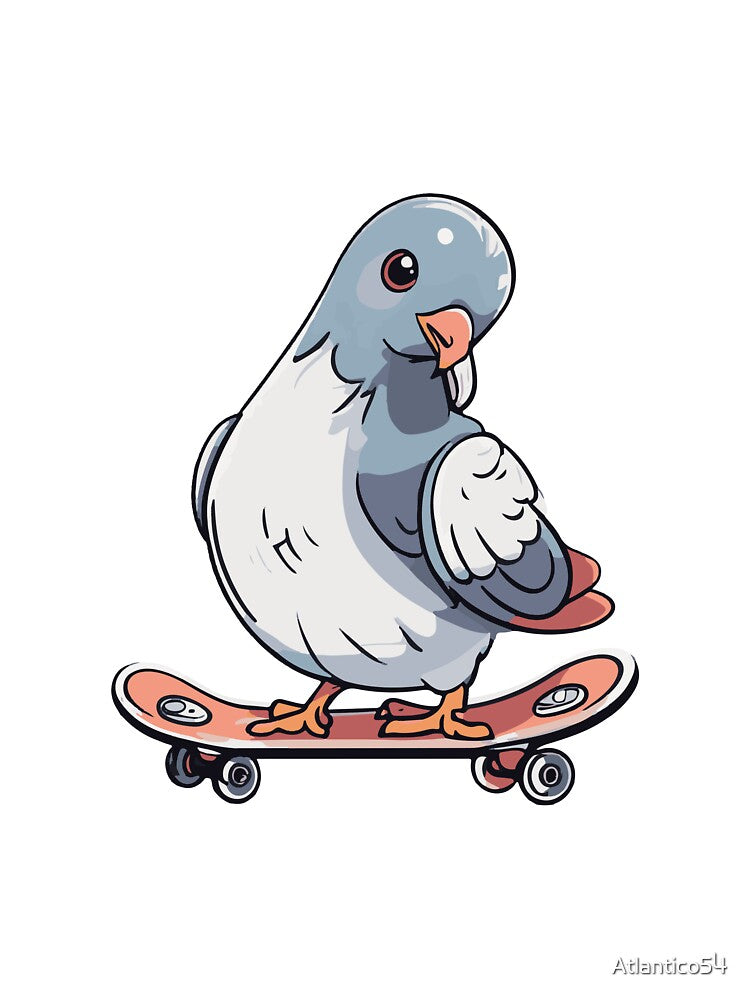 Bird On A Skateboard by Atlantico54 T-Shirts, Hoodie, Sweatshirt | BlankRebels.com (Image 3)