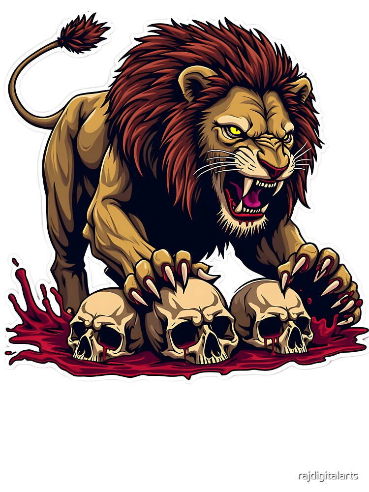 gothic lion by rajdigitalarts T-Shirts, Hoodie, Sweatshirt | BlankRebels.com (Image 3)