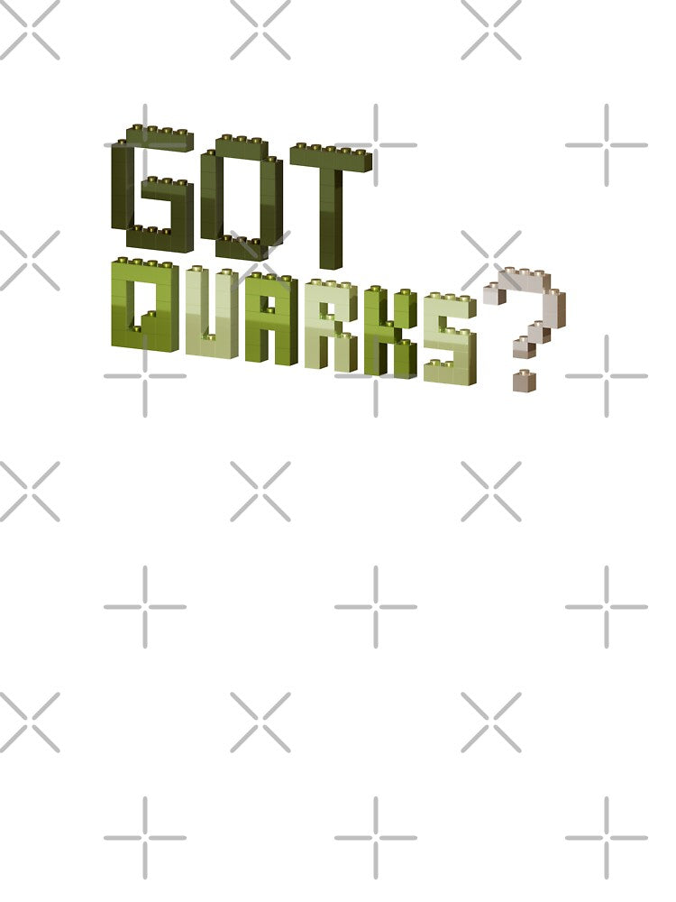 'GOT QUARKS?' brick puzzle 3D typography by trepiu T-Shirts, Hoodie, Sweatshirt | BlankRebels.com (Image 3)