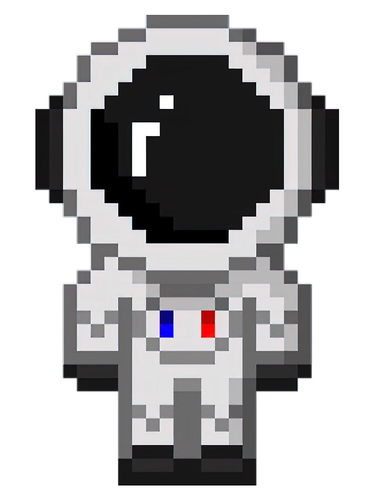 Pixel Art Astronaut by StephenAlvarez T-Shirts, Hoodie, Sweatshirt | BlankRebels.com (Image 3)
