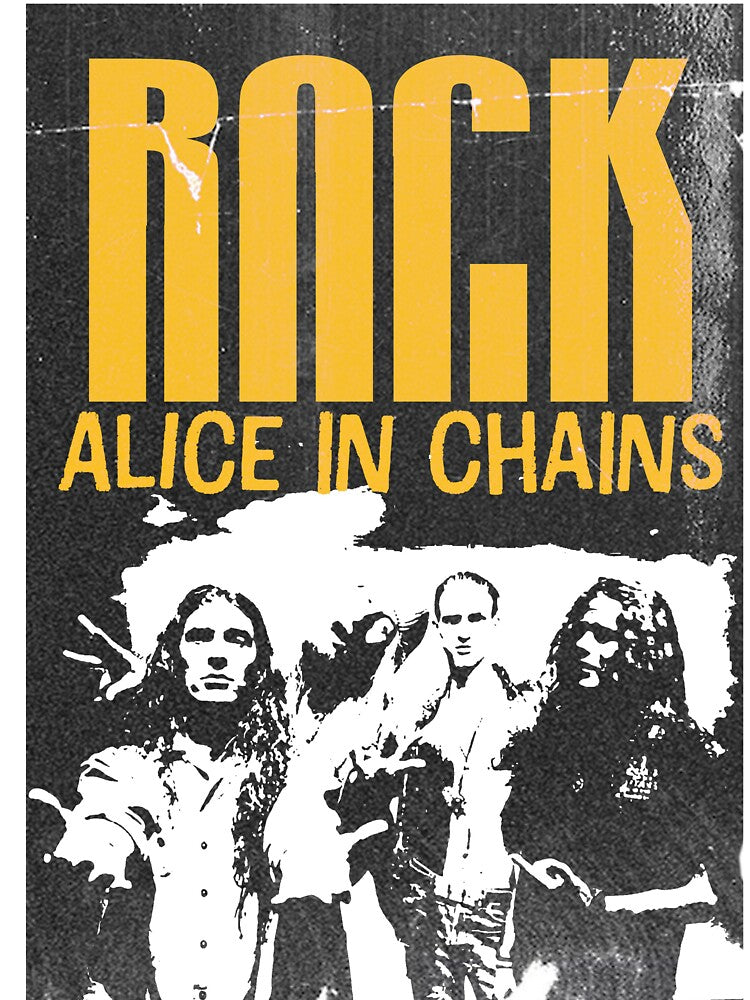 Alice in Chains Inspired Grunge Rock Art | 90s Alternative Metal Tribute by Beans' Art Studio T-Shirts, Hoodie,... (Image 3)