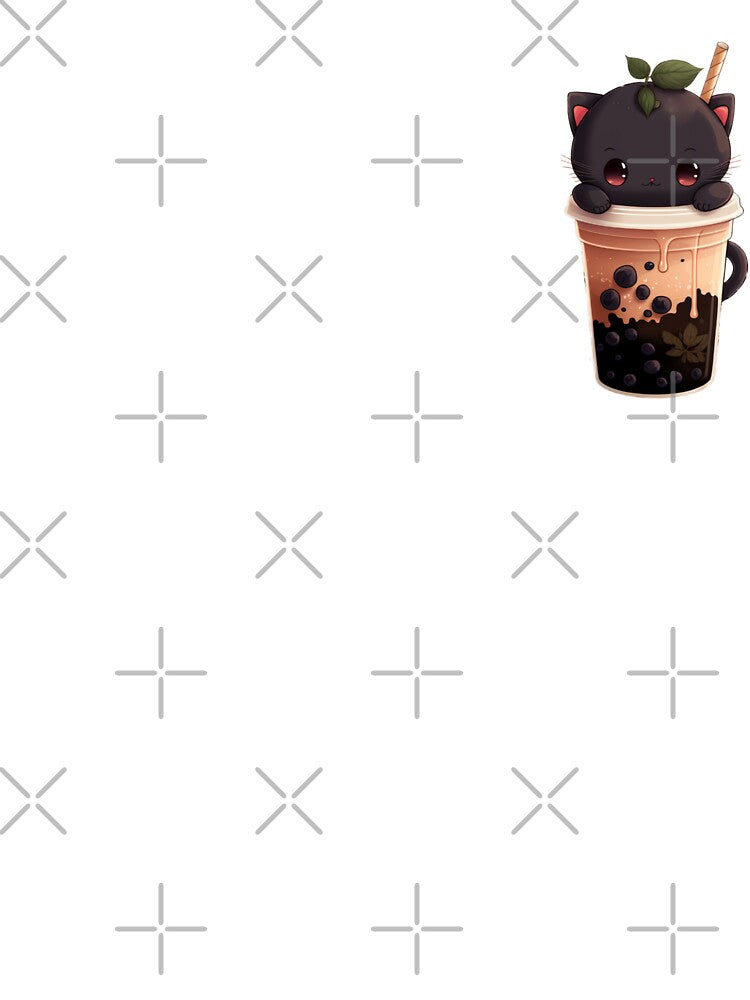 Chibi style bubble tea cute cat by Acim0 T-Shirts, Hoodie, Sweatshirt | BlankRebels.com (Image 3)
