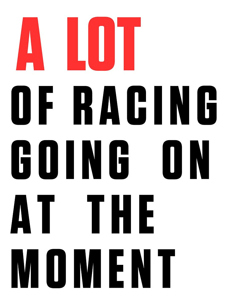 A Lot of Racing Going on at the Moment! by Box Box Shop