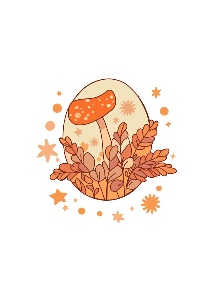 Fall Autumn Mushroom Cottagecore Sticker 2 by CherryColaRain T-Shirts, Hoodie, Sweatshirt | BlankRebels.com (Image 3)
