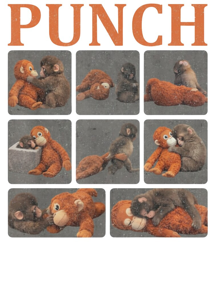 Punch Baby Monkey, Small But Brave, Abandoned Rescue Story Gift by Masaw T-Shirts, Hoodie, Sweatshirt (Image 3)
