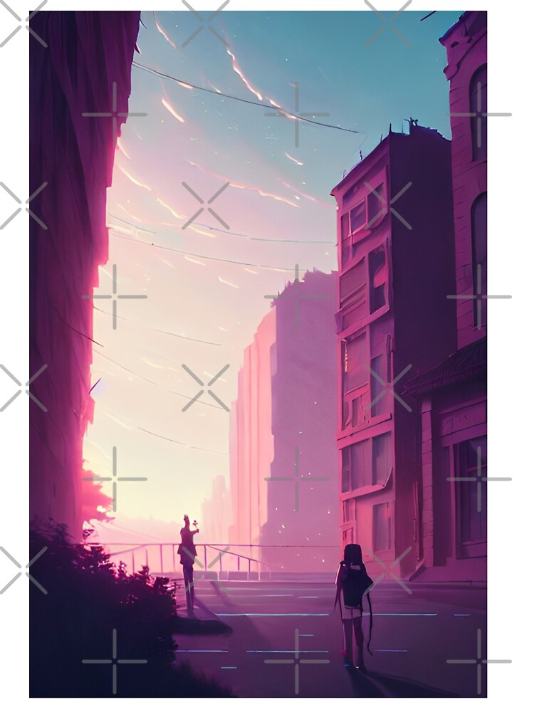 Mom & Daughter Lofi Scenario Anime Landscape by Trendy-Now