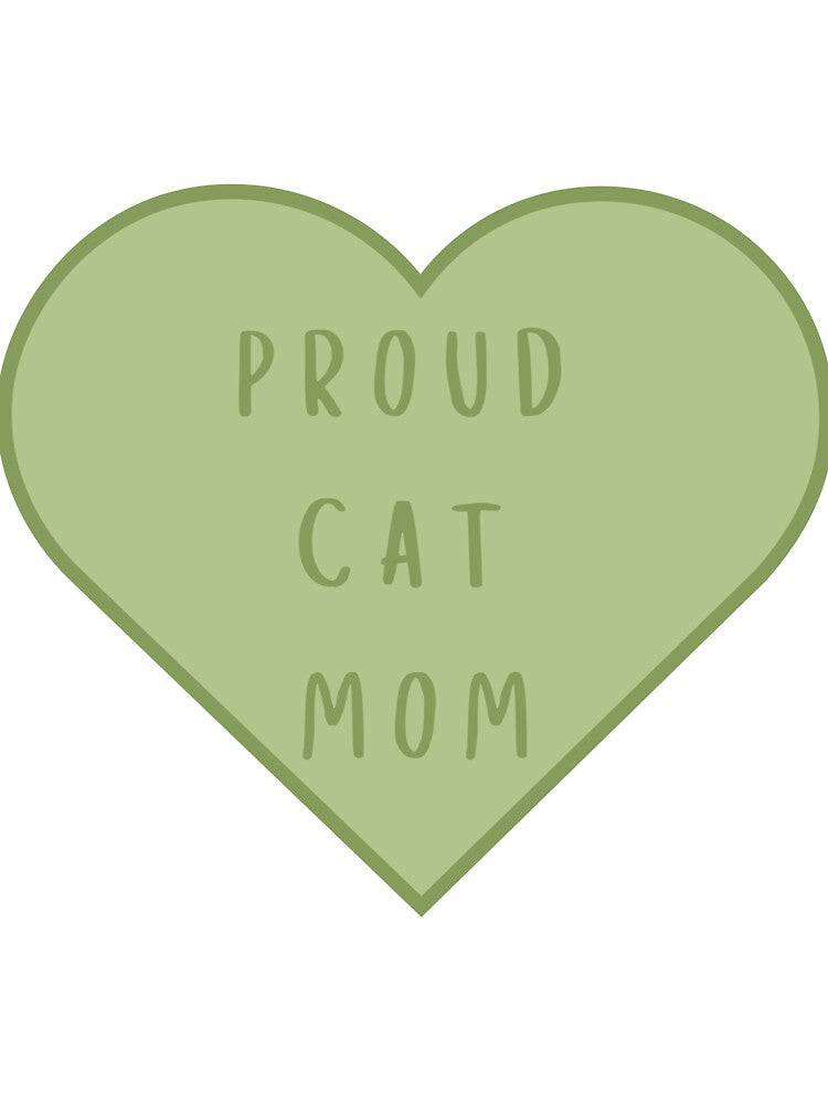 Proud Cat Mom Sage Green by helenmaria- T-Shirts, Hoodie, Sweatshirt | BlankRebels.com (Image 3)