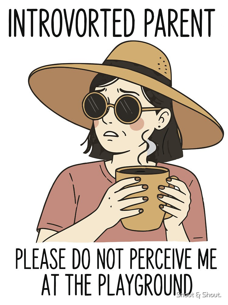 Introverted Parent Do Not Perceive Me Funny Mom by Snout & Shout. T-Shirts, Hoodie, Sweatshirt | BlankRebels.com (Image 3)