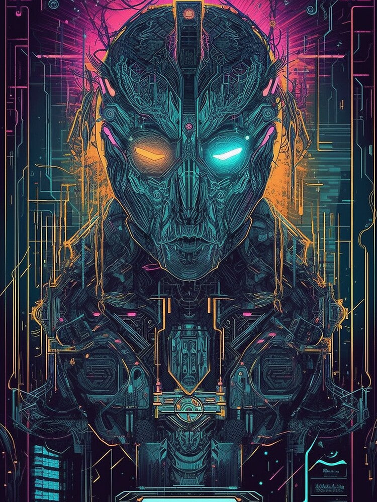 Cyberpunk Tarot #24 by nixlim T-Shirts, Hoodie, Sweatshirt | BlankRebels.com (Image 3)