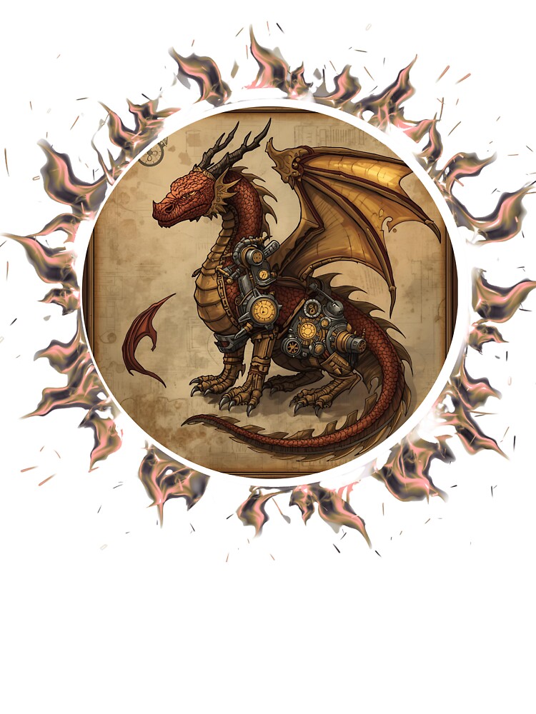 bronze dragon fantasy creature design by BandGTees T-Shirts, Hoodie, Sweatshirt | BlankRebels.com (Image 3)