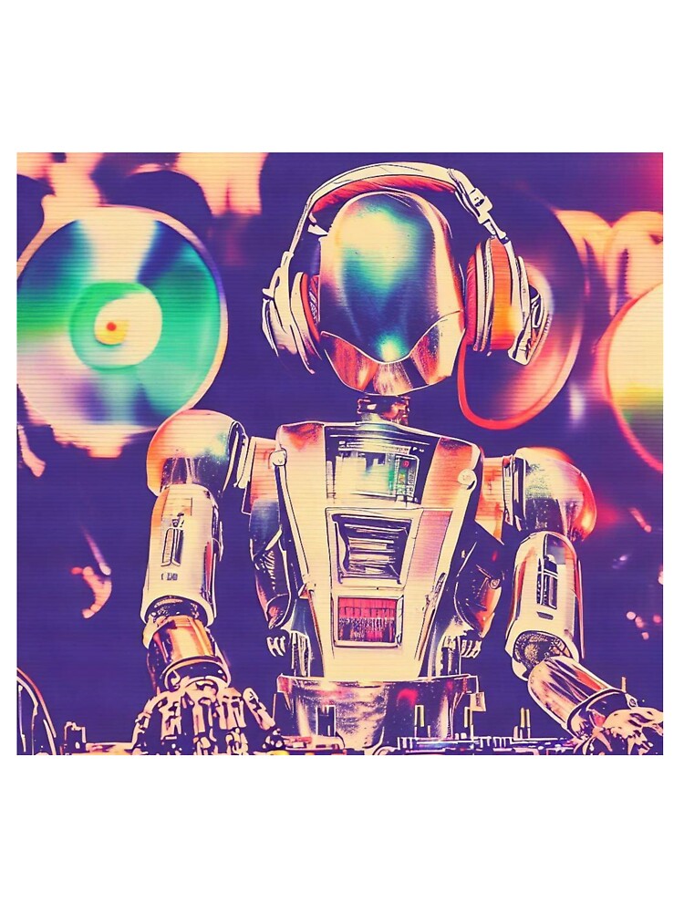 Robot Dj by Witty-Kids T-Shirts, Hoodie, Sweatshirt | BlankRebels.com (Image 3)