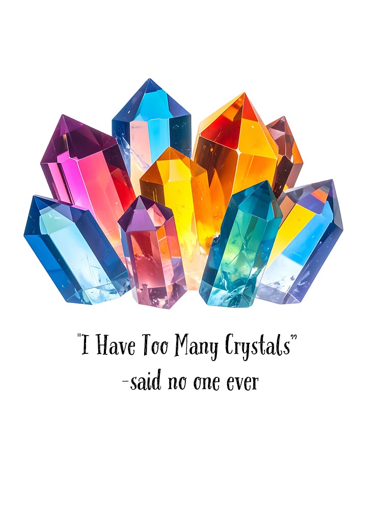 Too Many Crystals? Never. by GraveyardGlam T-Shirts, Hoodie, Sweatshirt | BlankRebels.com (Image 3)
