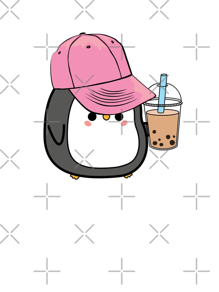 Penguin Drinking Bubble Tea - Kawaii by LMoonDesigns T-Shirts, Hoodie, Sweatshirt | BlankRebels.com (Image 3)