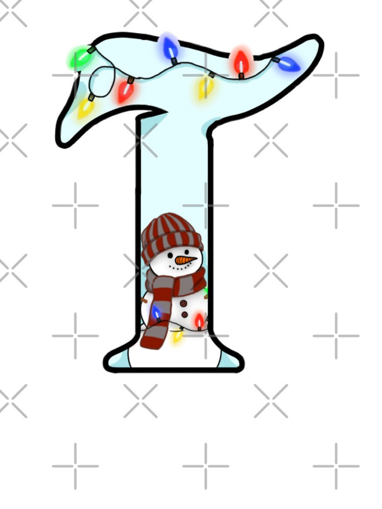 Holiday themed letter T by Artistkhg T-Shirts, Hoodie, Sweatshirt | BlankRebels.com (Image 3)