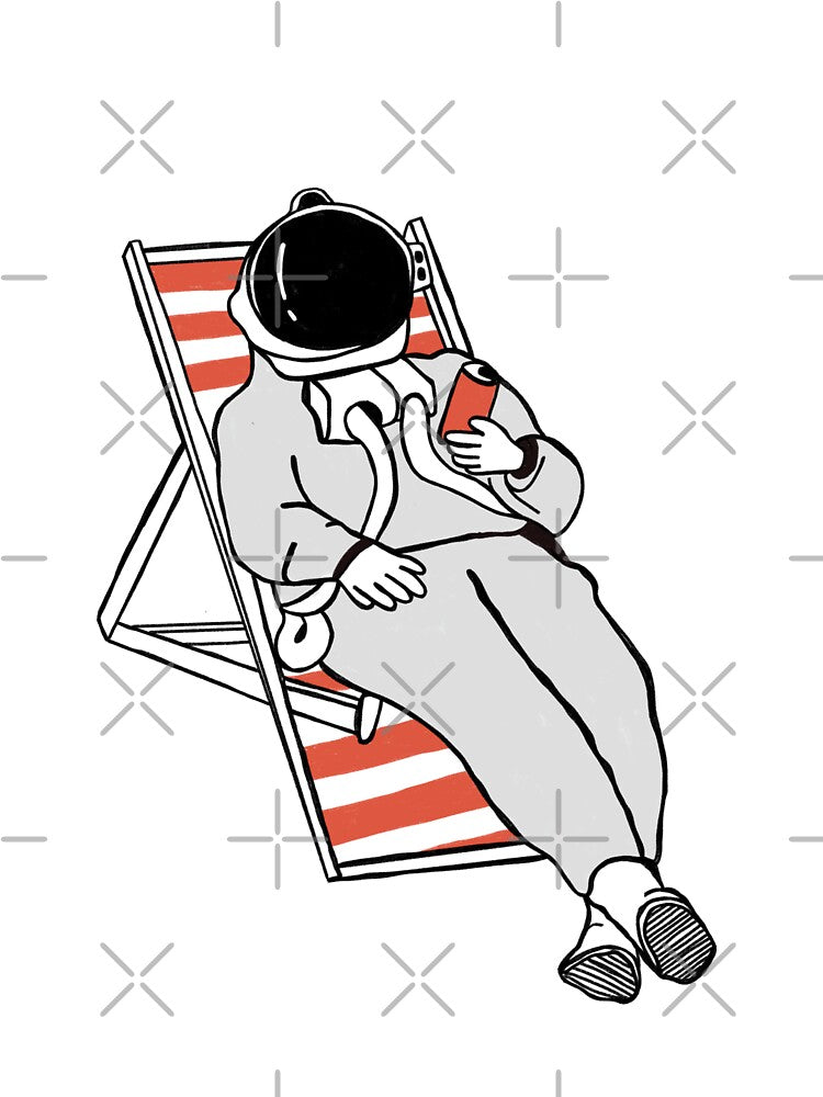 Astronaut in a hamaca relaxing relax space nasa usa by Tropical Blood T-Shirts, Hoodie, Sweatshirt (Image 3)
