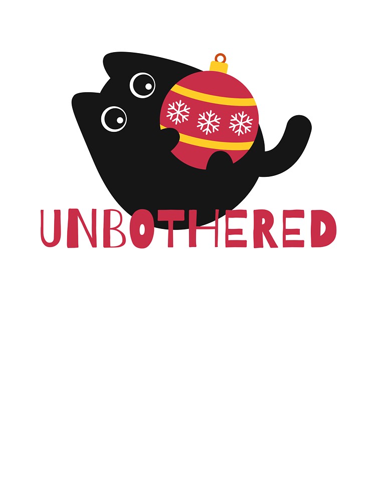 Unbothered Holiday Cat by Elahi-Design