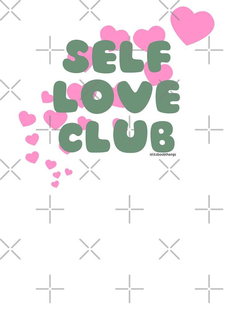 Self Love Club. v3 | lilsboobthangs by lilsboobthangs T-Shirts, Hoodie, Sweatshirt | BlankRebels.com (Image 3)