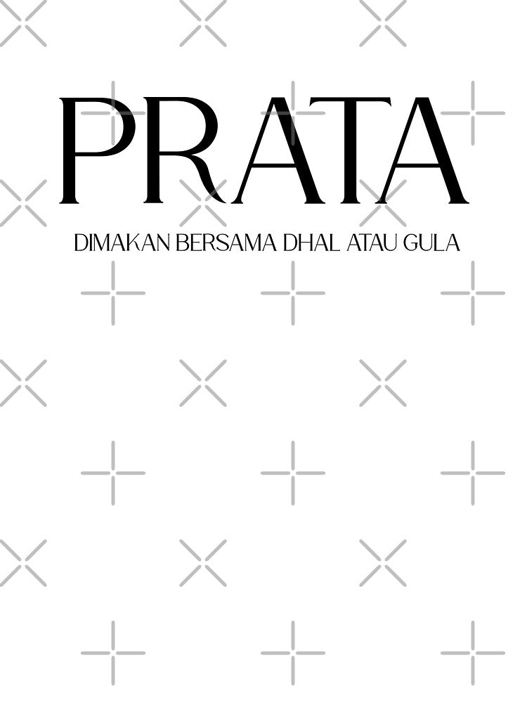 PRATA Eaten with Dhal Curry or Sugar III | Black on White by Desznr T-Shirts, Hoodie, Sweatshirt | BlankRebels.com (Image 3)