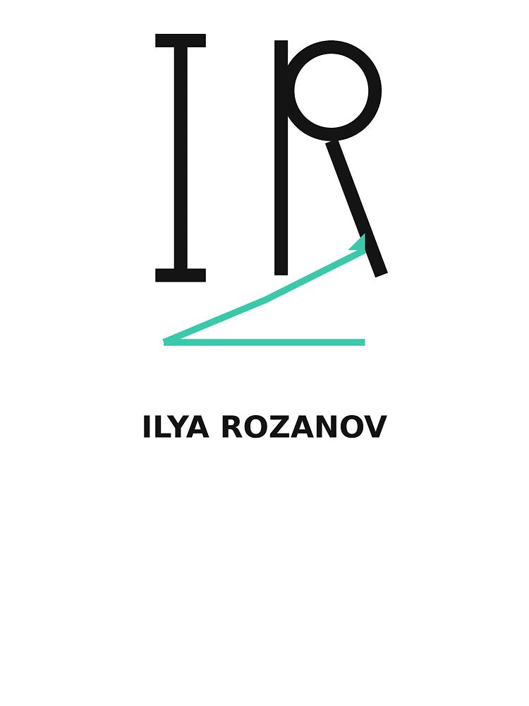 Ilya Rozanov Minimalist Typography Logo – Modern Name Design by MGK22 T-Shirts, Hoodie, Sweatshirt (Image 3)