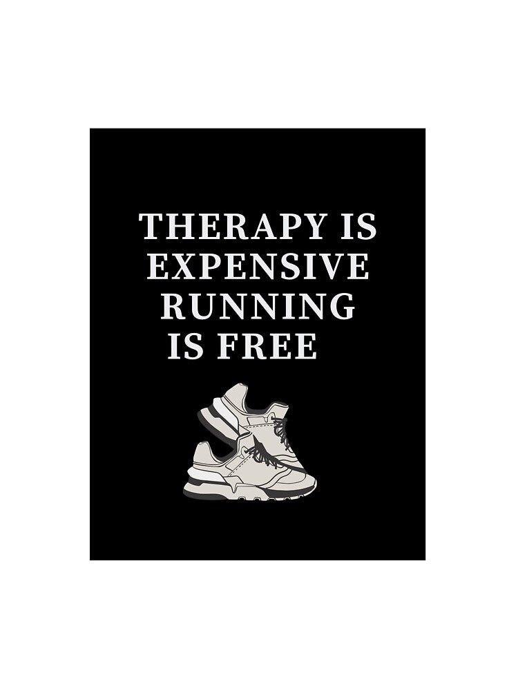 Therapy is expensive running is free by Creative photos and art T-Shirts, Hoodie, Sweatshirt | BlankRebels.com (Image 3)