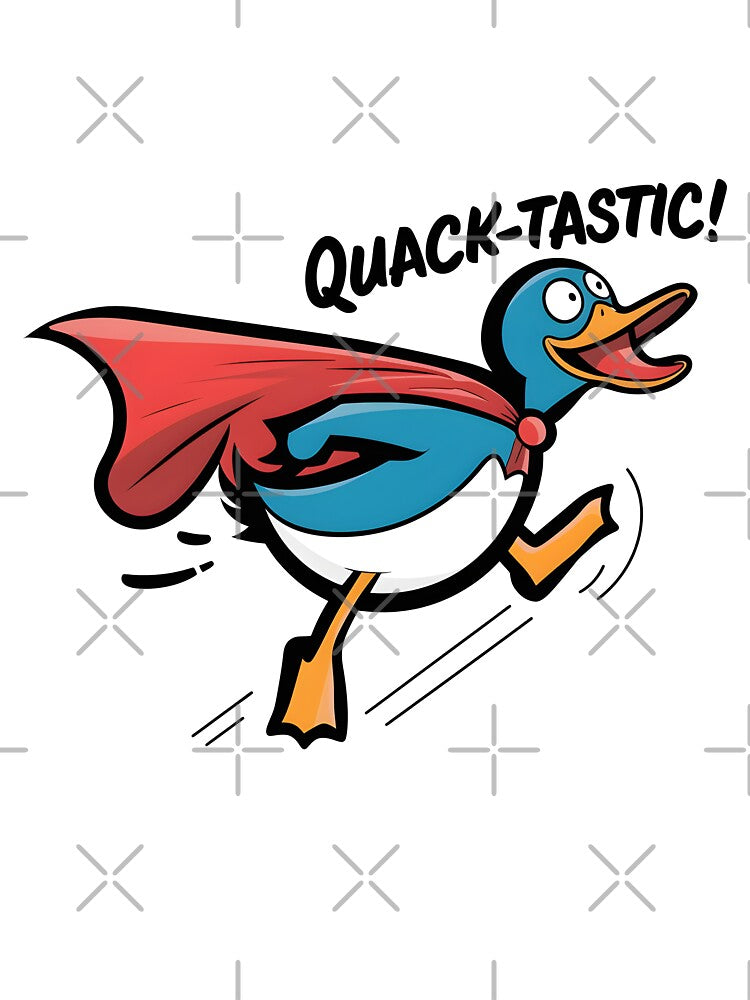Humorous Duck Superhero Quack-tastic Art Print by iwcus T-Shirts, Hoodie, Sweatshirt | BlankRebels.com (Image 3)