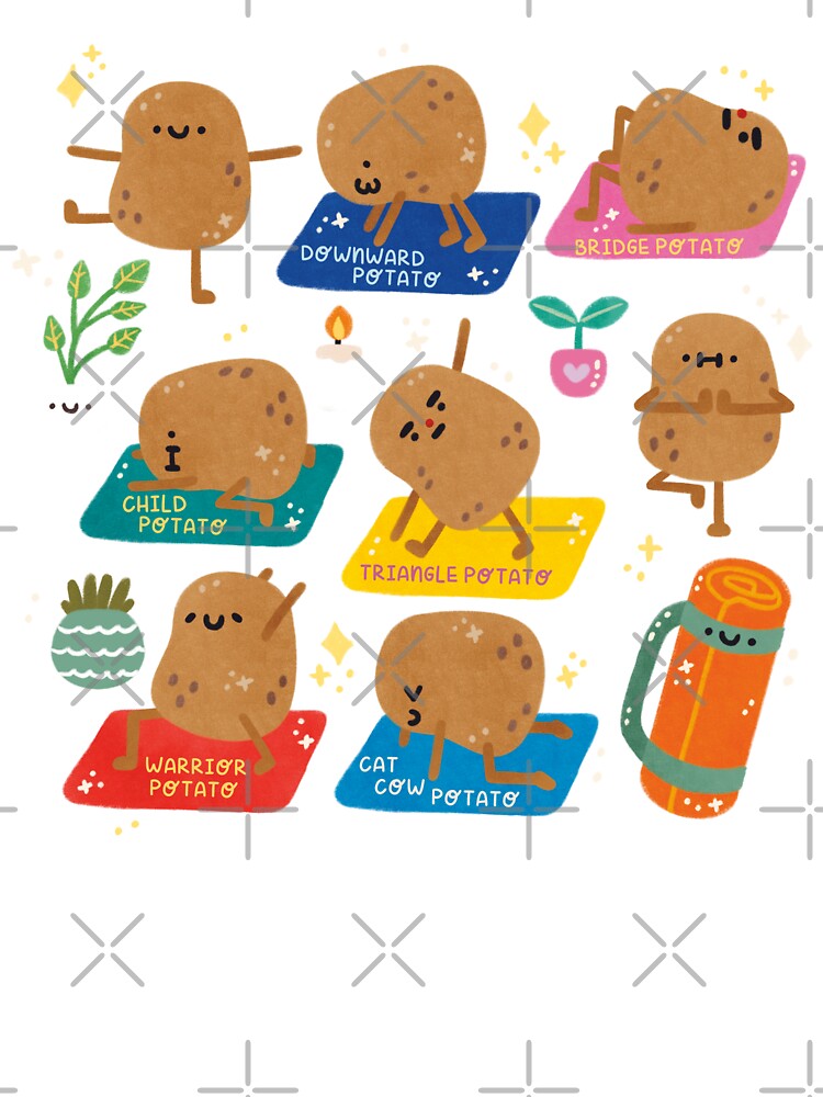 Yoga Potato by Figberrytea T-Shirts, Hoodie, Sweatshirt | BlankRebels.com (Image 3)