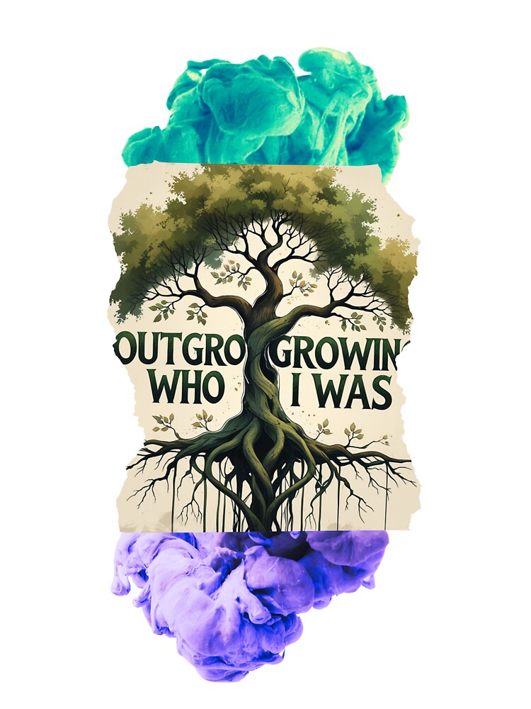 Outgrowing Who I Was self improvement by SloganSauce T-Shirts, Hoodie, Sweatshirt | BlankRebels.com (Image 3)