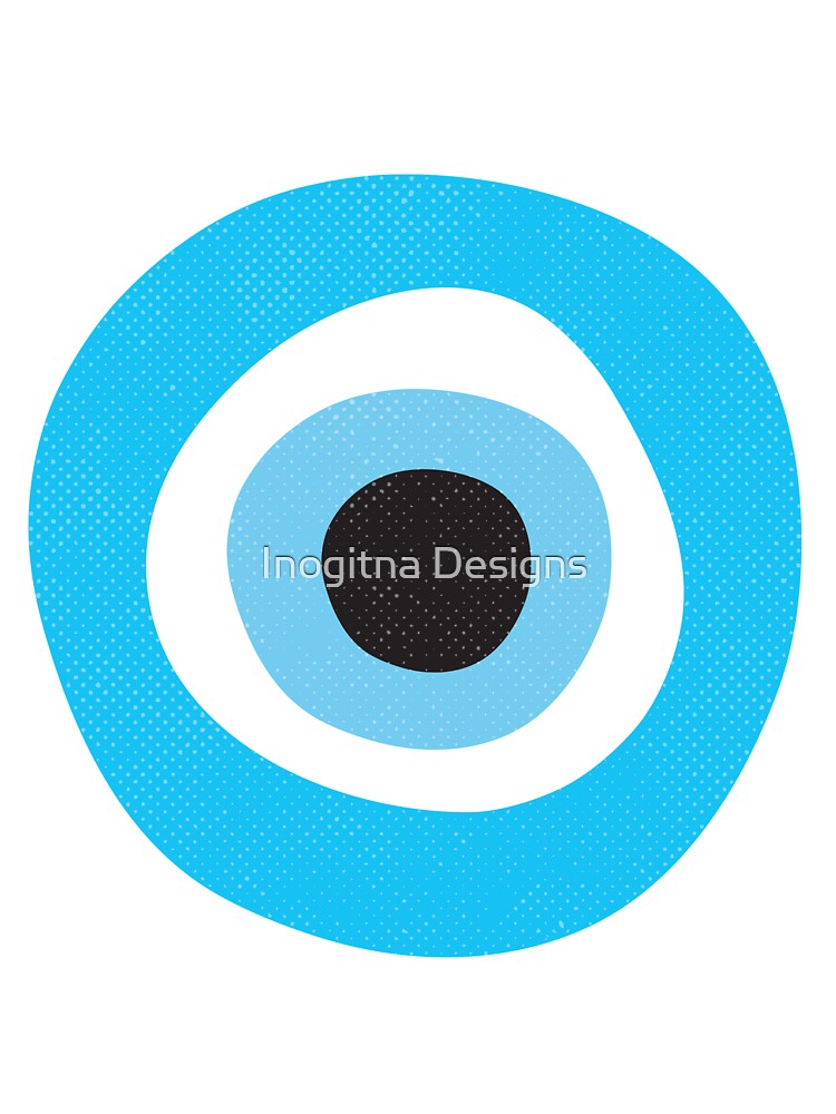 Light Blue Evil Eye Symbol Cyan by Inogitna Designs T-Shirts, Hoodie, Sweatshirt | BlankRebels.com (Image 3)