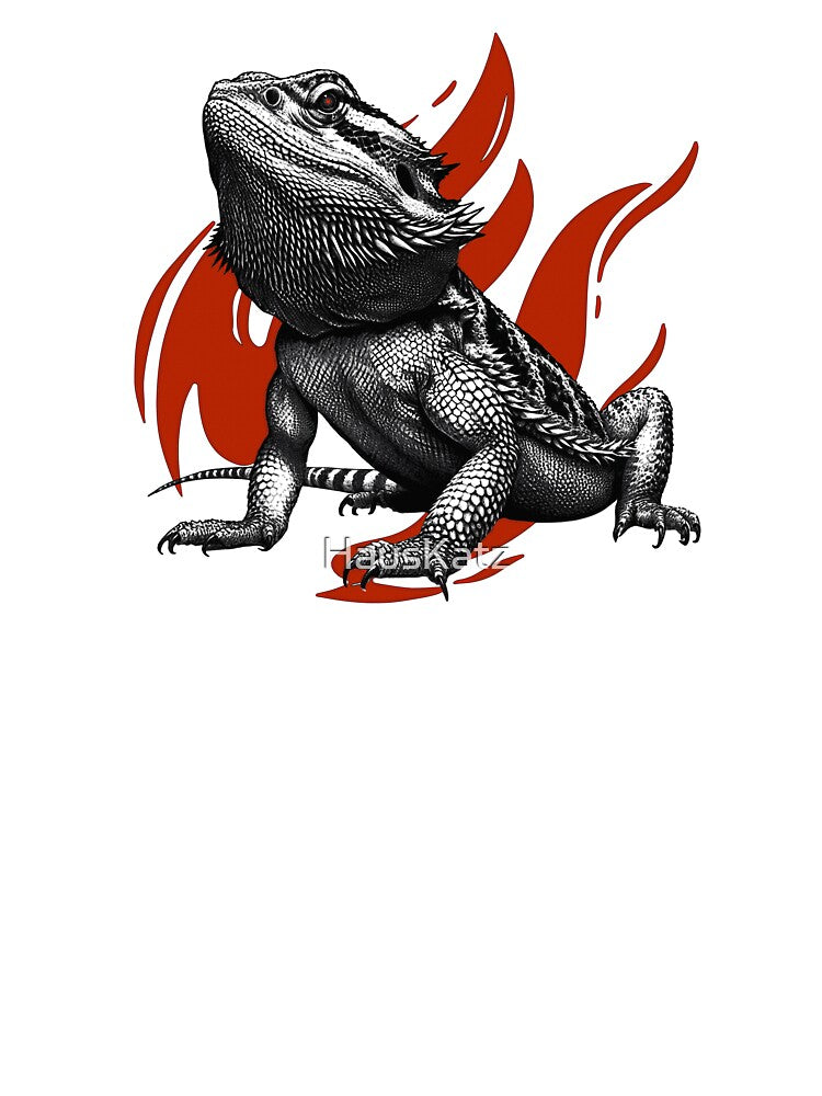 Bearded Dragon Portrait by HausKatz T-Shirts, Hoodie, Sweatshirt | BlankRebels.com (Image 3)