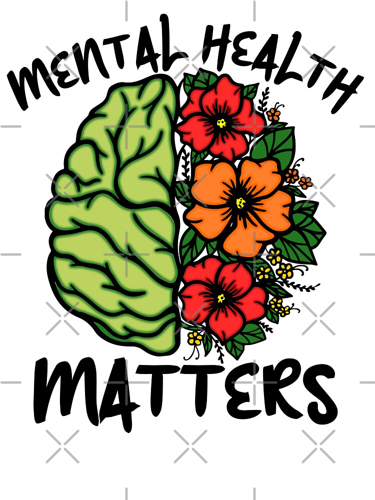 Mental Health Matters Awareness Flowers by MindfulMeta T-Shirts, Hoodie, Sweatshirt | BlankRebels.com (Image 3)