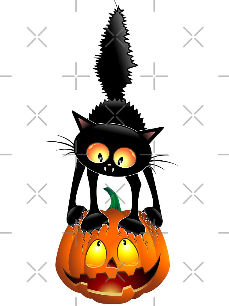 Funny Halloween Cat by printrendstore