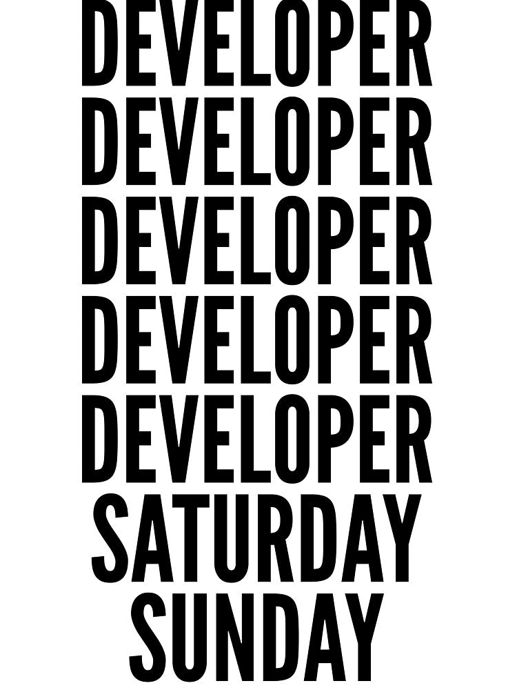 Developer funny workweek for Developers by SVPOD T-Shirts, Hoodie, Sweatshirt | BlankRebels.com (Image 3)