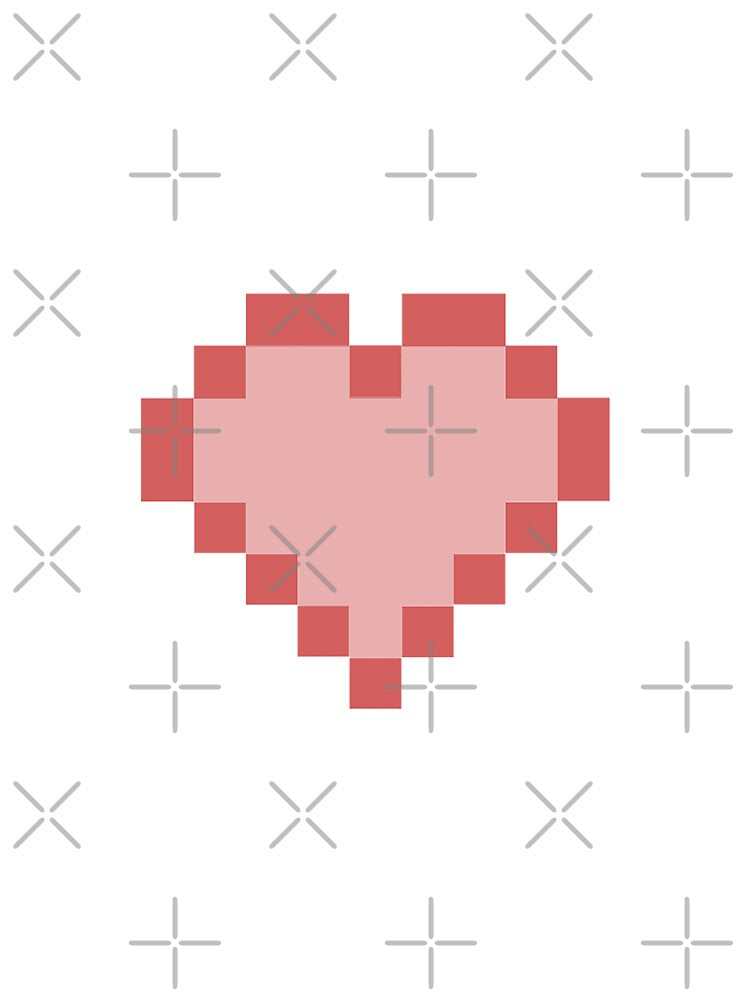 pixel heart by artBullet T-Shirts, Hoodie, Sweatshirt | BlankRebels.com (Image 3)