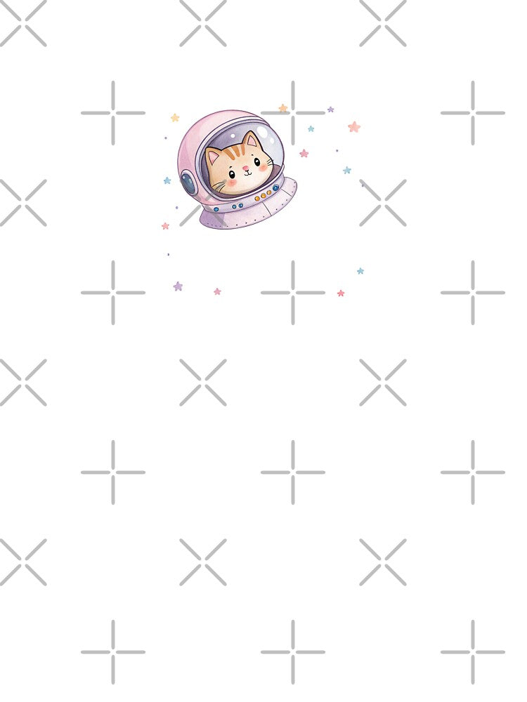 Cute Astronaut Cat in Space by Broxui T-Shirts, Hoodie, Sweatshirt | BlankRebels.com (Image 3)
