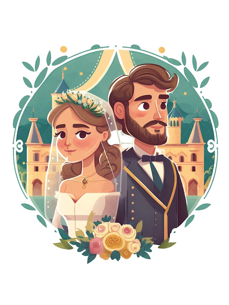 Wedding couple by MarkasMaiArt T-Shirts, Hoodie, Sweatshirt | BlankRebels.com (Image 3)