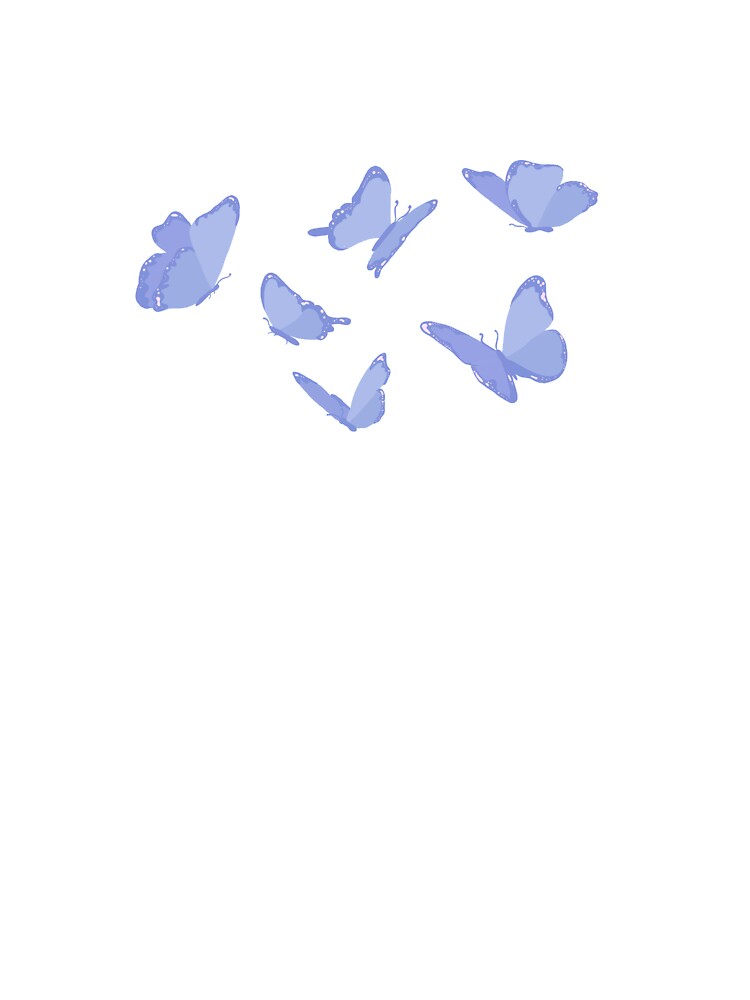 blue butterfly sticker pack by chachels T-Shirts, Hoodie, Sweatshirt | BlankRebels.com (Image 3)